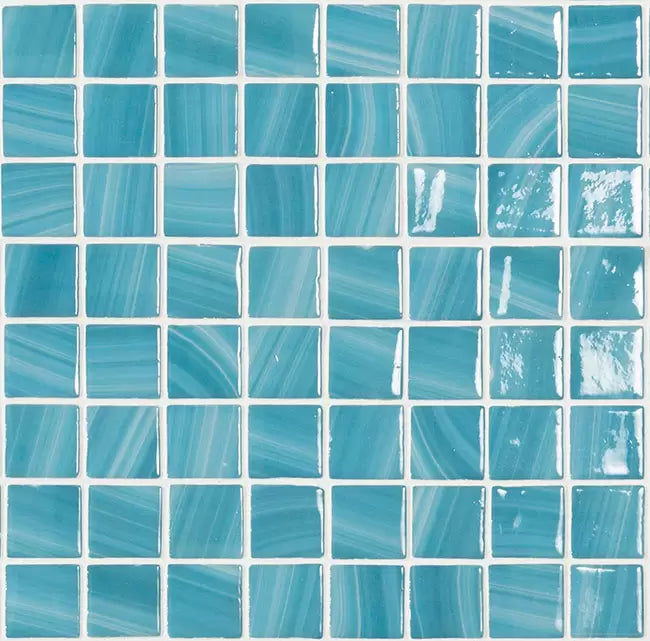 MODERN 1.5 X 1.5 5609 ZEN BL GLOSSY GLASS - MOSAIC TILE