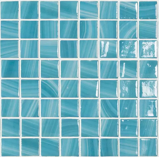 MODERN 1.5 X 1.5 5609 ZEN BL GLOSSY GLASS - MOSAIC TILE