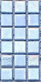 MODERN 1X1 SQUARES FOTO#1-106 ANTI FIREGLASS#1 DARKER BLUE ANTI-SLIP GLASS - 106 MOSAIC TILE