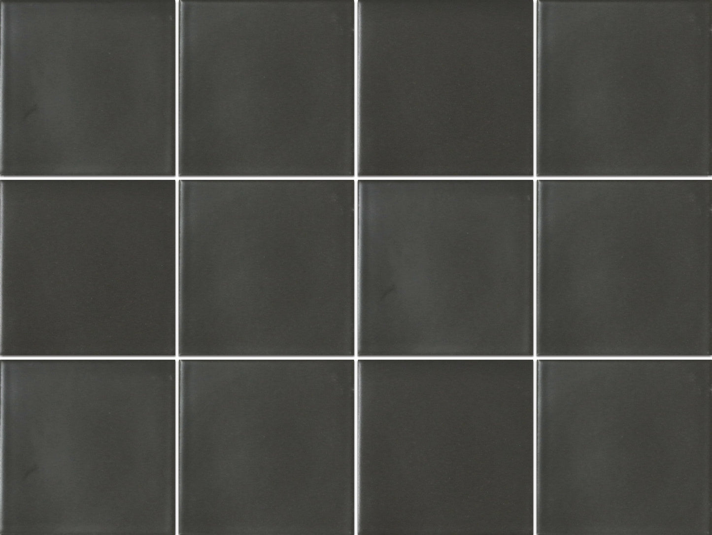 Modern 4X4 Black Square Glossy Ceramic Mosaic Tile B2C-KAZEBK1216MO4M - B2C TILE OUTLET