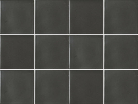 Modern 4X4 Black Square Glossy Ceramic Mosaic Tile B2C-KAZEBK1216MO4M - B2C TILE OUTLET