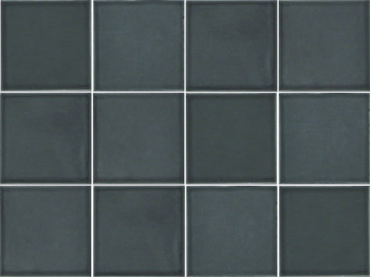 Modern 4X4 Blue Square Glossy Ceramic Mosaic Tile B2C-KAZEBL1216MO4P - B2C TILE OUTLET