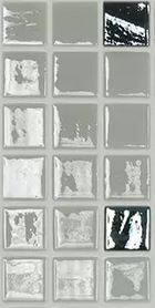 MODERN 1X1 OBSIDIANA GLOSSY GLASS - MOSAIC TILE