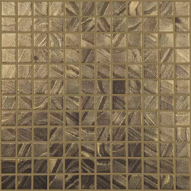 MODERN 1X1 093952M BRONZE GLOSSY GLASS - 952 MOSAIC TILE