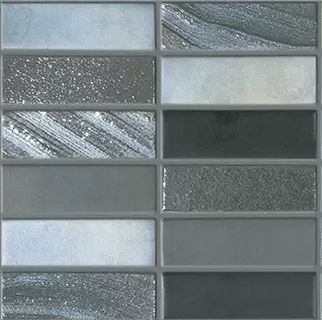 MODERN 1X3 JUMEIRAH GLOSSY GLASS - MOSAIC TILE